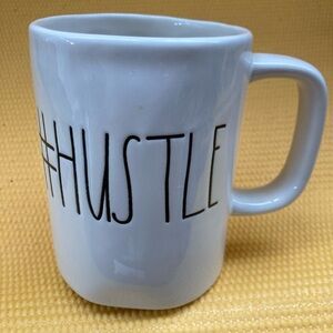 RAE DUNN BY MAGENTA " #HUSTLE” CERAMIC COFFEE MUG 14oz